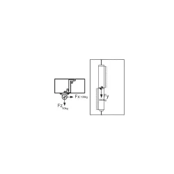 Pánt dvojdielny 170mm Pánt dvojdielny 170mm